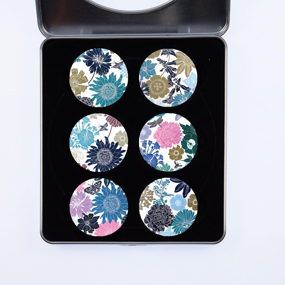 Dressmaking Sewing Pattern Weights. 6 Pack Gift Set 4 from artist Kate Heiss. Ideal Gift. Inspired by the BBC Sewing Bee. (40mm Diameter)
