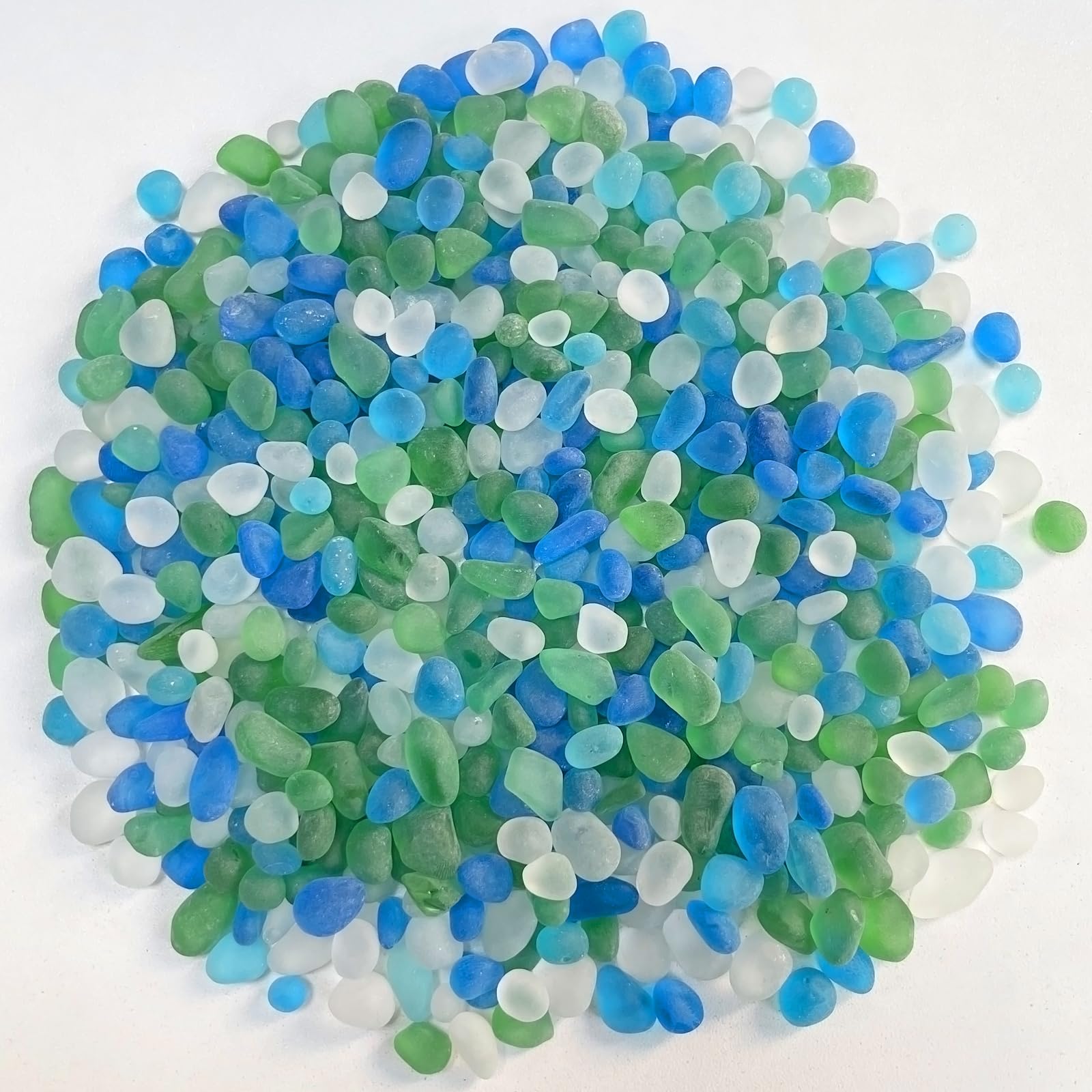 Photo 1 of 0.88LB Sea Glass Fish Tank Gravel Aquarium Glass Stones Sea Glass Pebbles Aquarium Gravel Rocks Fish Tank Rocks, Beads Pebbles Rock Sand Glass Gems Stones for Vase Filler Turtle Fish Tank Decoration