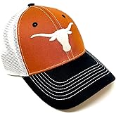 National Cap Eliminator Texas University Mascot Logo Curved Bill Mesh Trucker Snapback Hat