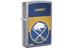 Zippo 2021 NHL Buffalo Sabres Street Chrome Pocket Lighter