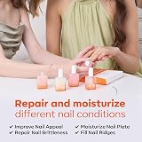 Modelones 8 in 1 Ridge Filling Nail Strengthener Base Coat 15ml White view 7