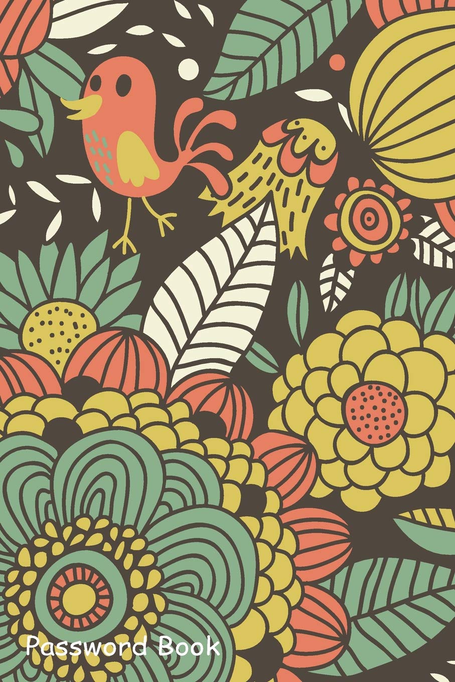 Password Book: Include Alphabetical Index With Animal In Forest