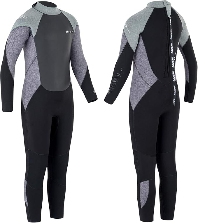 Osprey Boys Full Length 5 mm Winter Wetsuit, Kids Neoprene Surfing