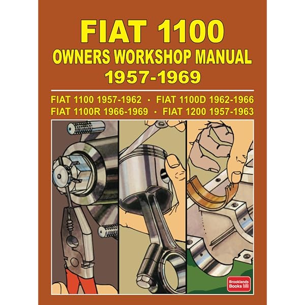 1957-1973 Fiat 500 - 500d - 500f - 500l Factory Workshop Manual