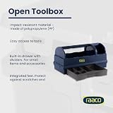 Raaco 137195 Open Toolbox Tool Box Blue Danish Quality Polypropylene view 4