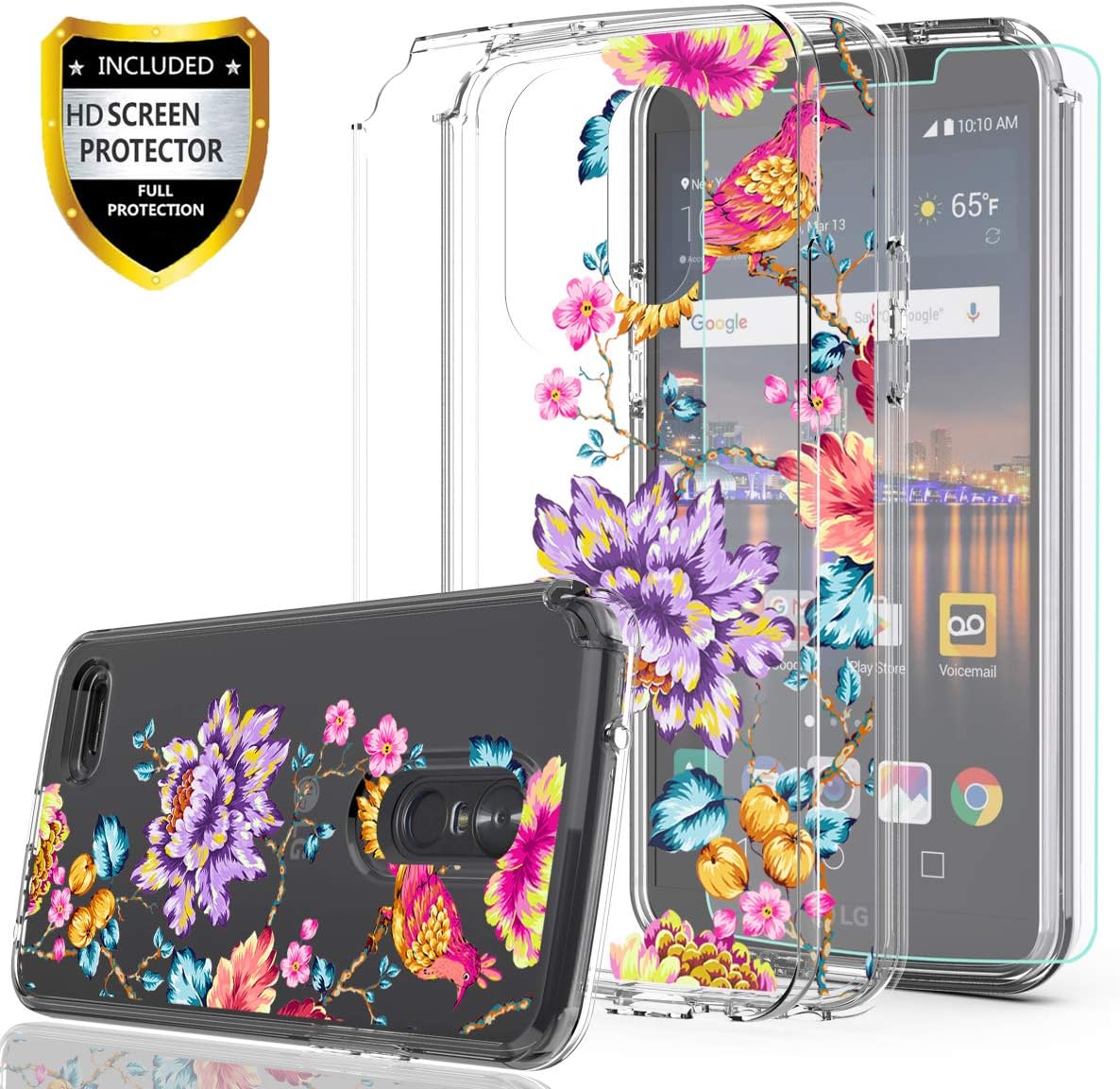 Best flower case lg stylo 3 plus