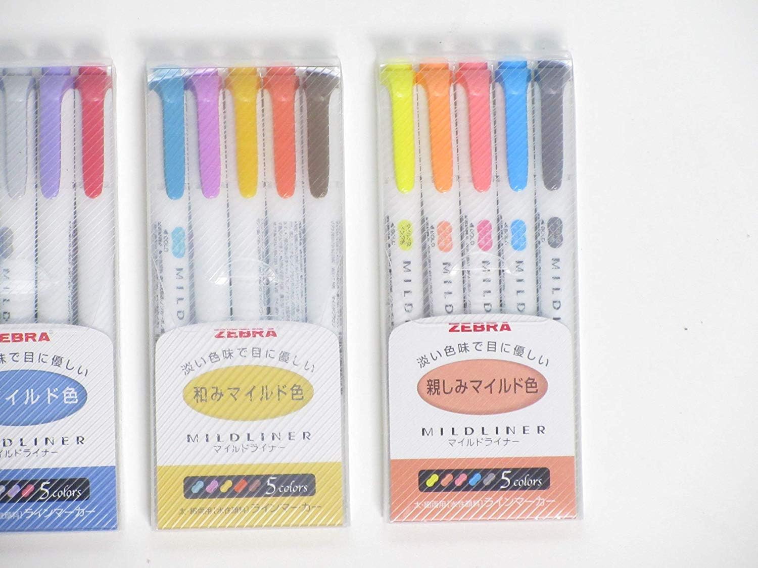 Zebra Mildliner Highlighter Pen Set, 20 Pastel Color Set BigaMart