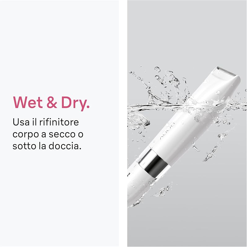 Face Spa Rasoio Elettrico Unisex, Epilatore Elettrico, BS1000 Bianco