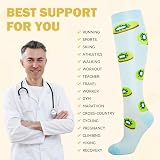 LEOSTEP Compression Socks 6 Pairs 20-30 mmHg Women Men Orange L-XL view 4