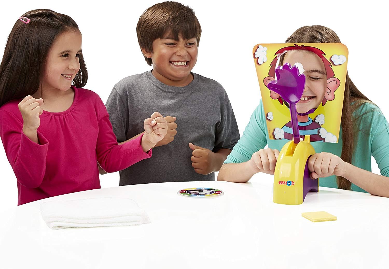 Emob® Fun-Filled Pie Face Splatting Family Fun Game Party & Fun Games Board Game