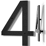 IVERRA 10 Inch Black House Numbers for