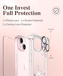 GVIEWIN 3 in 1 Designed for iPhone 15 Plus Case 6.7