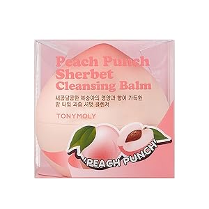TONYMOLY Peach Punch Sherbet Cleansing Balm, 6.1 oz