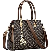 KKXIU Stylish Women Satchel Purses and Handbags Vegan Leather Top Handle Shoulder Crossbody Bag