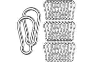 Stainless Steel Spring Snap Hook Carabiner M6 M8 M10 Heavy Duty Carabiner Clip Spring Clips Keychain 5/16 Inch Quick Links fo