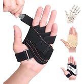 DrFinger Finger Ulnar Deviation Splint Brace, Finger Joint Deviation Orthopedic Corrector With Metal Bracket-Black-(Left-S/M)
