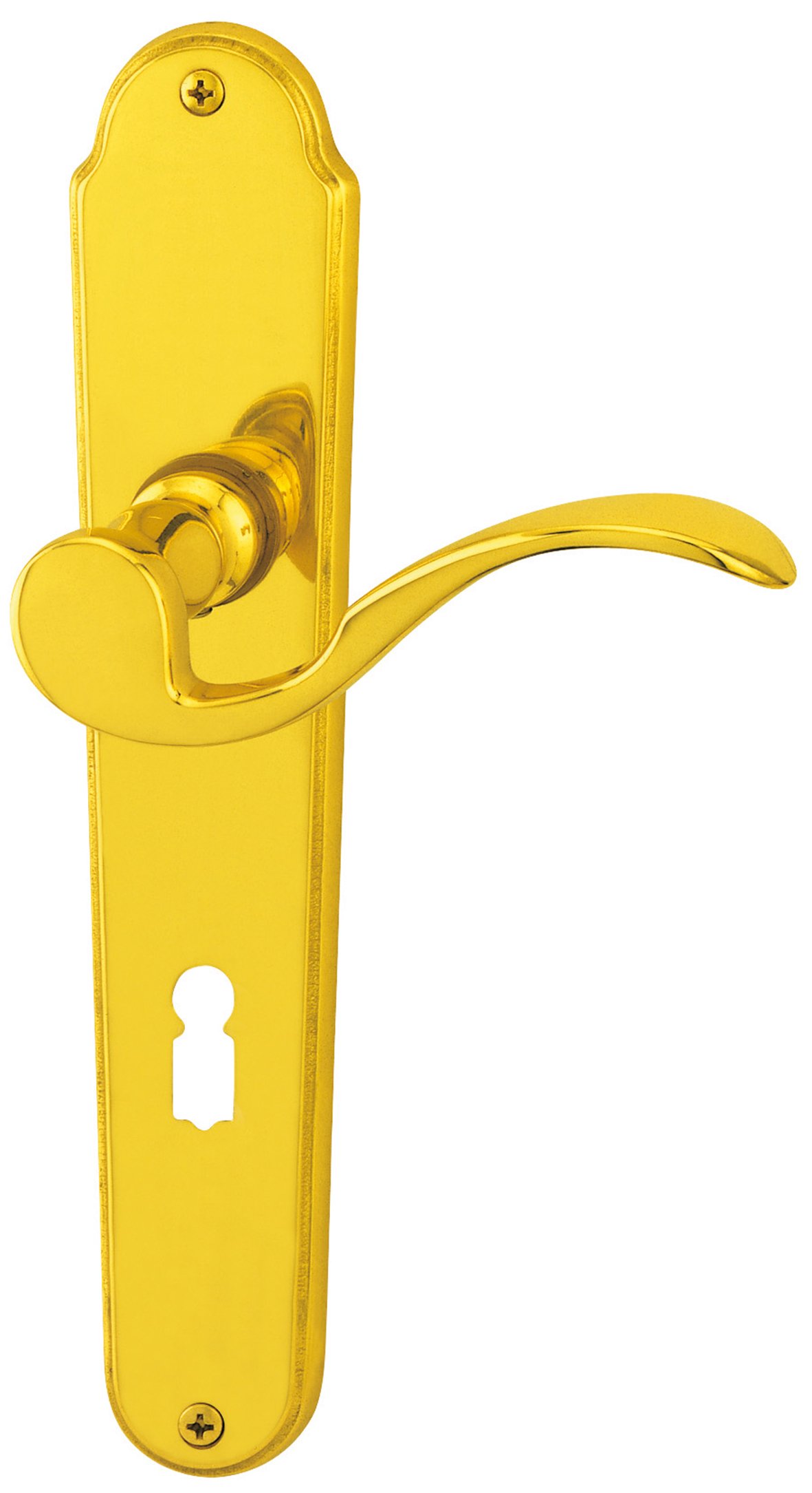 ALPERTEC Panda – Brass Polished Door Handle Set Door Fittings Door Handle for Internal Doors – 32212363