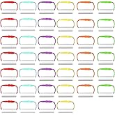 Wanmu 40PCS Waterproof Shoe Tags, Writable Daycare Labels for Distinguish Children's Items, Water Bottles Labels Blank Name Tags for School Supplies, Kids Backpack Umbrellas Travel Luggage