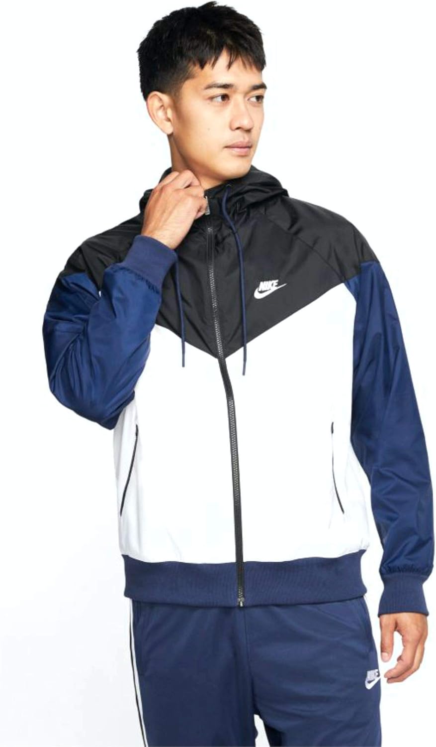 Nike Men's Hooded Windbreaker Sportswear Windrunner Ar2191-491: Clothing