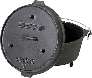 Camp Chef 12" Cast Iron Deluxe Dutch Oven
