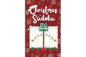 Christmas Stocking Stuffers Sudoku Puzzles for Adults: Brain Health Fun Holiday Activity Book | Sudoku Lover Gift | Sudoku Christmas Edition | 100 Sudoku Puzzles - Normal Level