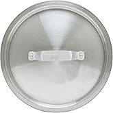 Thunder Group ALSKSS104 Sauce Pan Lid, 4-1/2 qt, 10" Dia. x 3/8" Thickness, Sauce Pan Lid with 1"H Lid Handle, Aluminum, 1mm Thickness, NSF