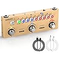 LEKATO Multi Effects Pedal for Acoustic Guitar, with IR Loading 9 AMP Models, Acoustic Multi Effects Processor, Bluetooth 5.0,Recording, Built-in Battery