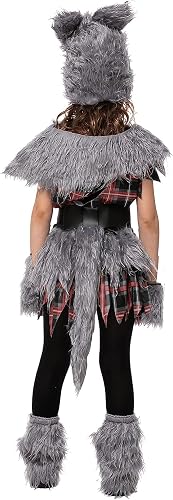 Spooktacular Creations Werewolf Costume For Kids - Light-Up Red Eyes Mask & Claws Set - View #10