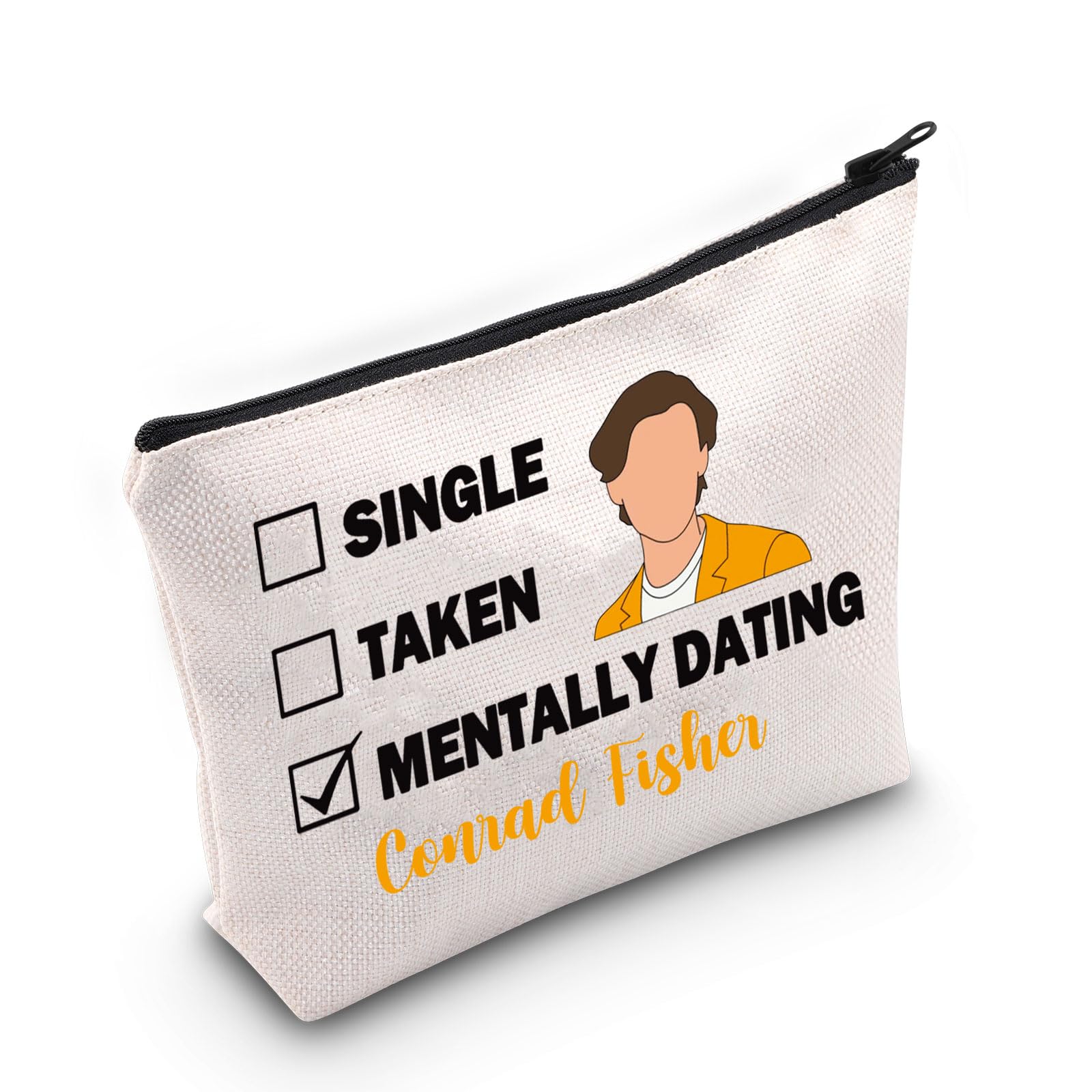 PYOUL TSITP Inspired Gift Mentally Dating Conrad F Makeup Bag Conrad F Fan Cosmetic Bag Conrad F Merch (Dating Conrad F B)