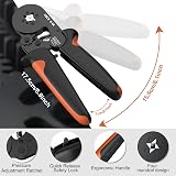 Preciva Crimping Tool Set 2000 Ferrules Self-Adjusting Ratchet 0.25-10mm² view 6