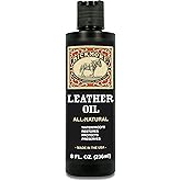 Bickmore Leather Oil Leather Conditioner 8oz | Waterproofs, Protects, and Restores Boots, Jackets, Auto, Furniture, and All Leather Goods | Made in The USA