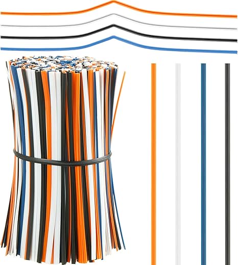 Amazon De 1000 Stucke Kunststoff Beschichtete Twist Krawatten Twist Kabel Draht Kabelbinder Wiederverwendbare Nasenbruckenstreifen 3 9 Zoll Lange Fur Party Cello Sussigkeiten Brot Beutel Kuchen Popcorn