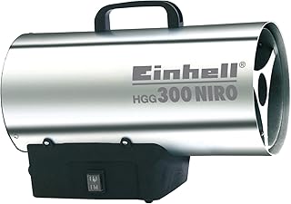 Einhell Heißluftgenerator HGG 300 Niro (30 kW, 1,5 bar Betriebsdruck, 500 m³/h Luftvolumenstrom, Piezozündung, Rückbrandsicherung, Turbo-Ventilator)
