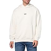 HUGO mens Back Printed Logo Hooded Sweatshirt
