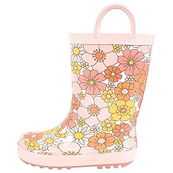 Hudson Baby Kids Rain Boots, Peace Love and