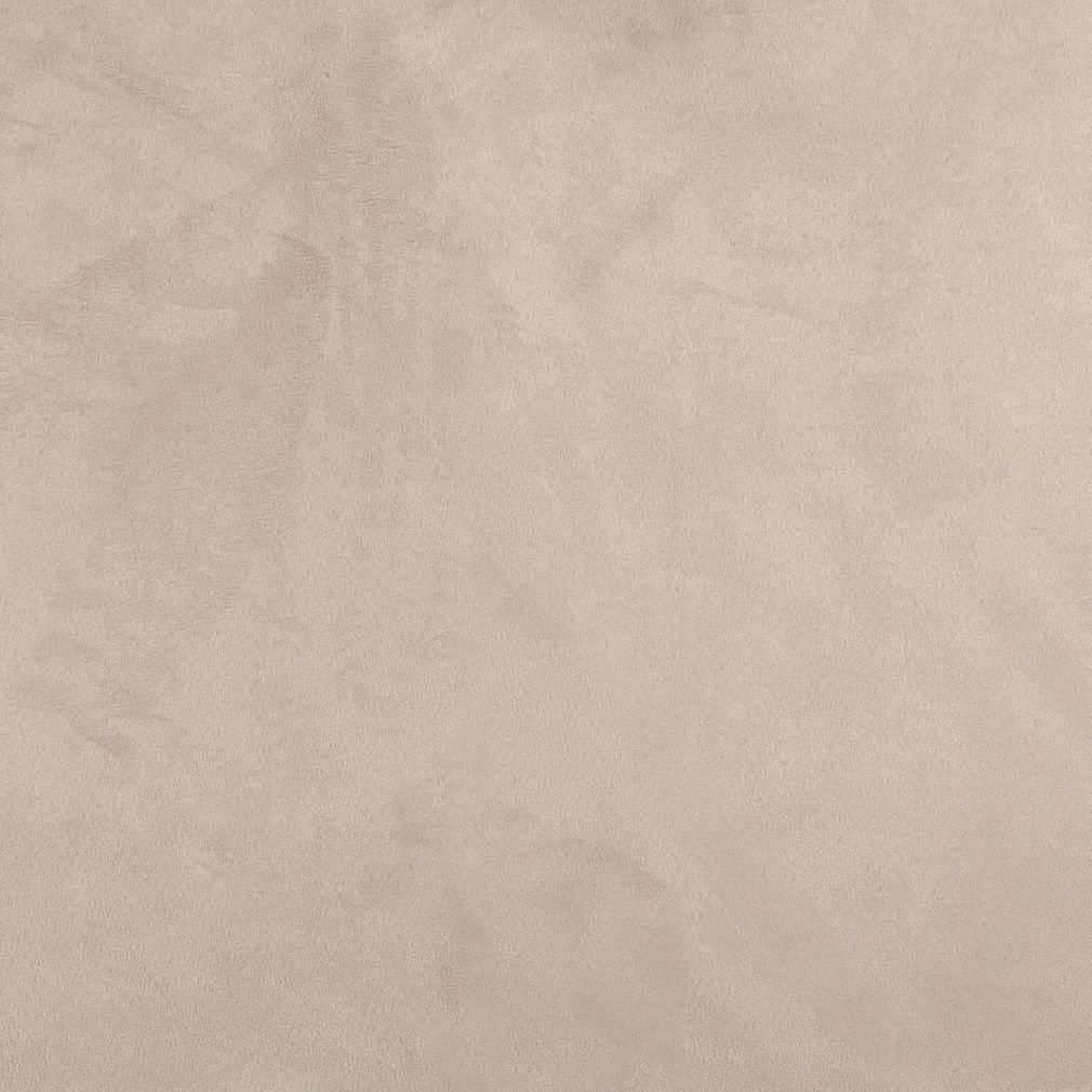 C081 Beige Solid Microsuede Microfiber Upholstery Grade Fabric by The Yard