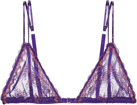 Amazon Com Savage X Fenty Bralette Triangular De Encaje Para Mujer Clothing