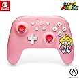 PowerA Wireless Controller for Nintendo Switch - Princess Peach Pink, Nintendo Switch - OLED Model, Nintendo Switch Lite, Gamepad, game controller, Bluetooth controller, motion controls, officially licensed