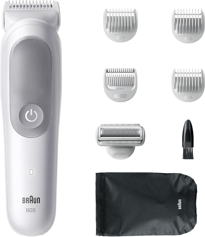 Rasoio Elettrico Corpo Uomo Serie 5, +7 Strumenti, Bg5555 Grigio