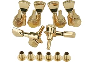 XIYANGJUAN Lock Wilkinson JIN HO Tuners 3x3 Guitar Locking Tuners Tuning pegs Machine heads for Les Paul Guitar Gold JN04