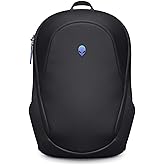 Alienware 16 Backpack - AW5625P - 21L Capacity, 3D Breathable mesh, Magnetic pocket organizers, RFID safe pocket, Weather resistant, 3D Iridescent reflective Alienware logo - Alienware Black