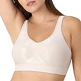 Bali Women's Wireless Bra, Comfort Revolution Wireless Bra for Women, Targeted Shaping, Seamless, Full Coverage