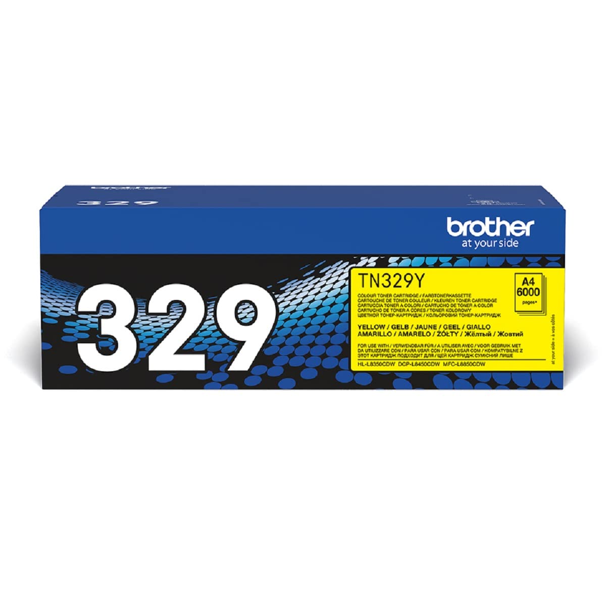 Brother TN-329Y Toner Cartridge, Yellow, Single Pack, Super High Yield, Includes 1 x Toner Cartridge, Brother Genuine Supplies