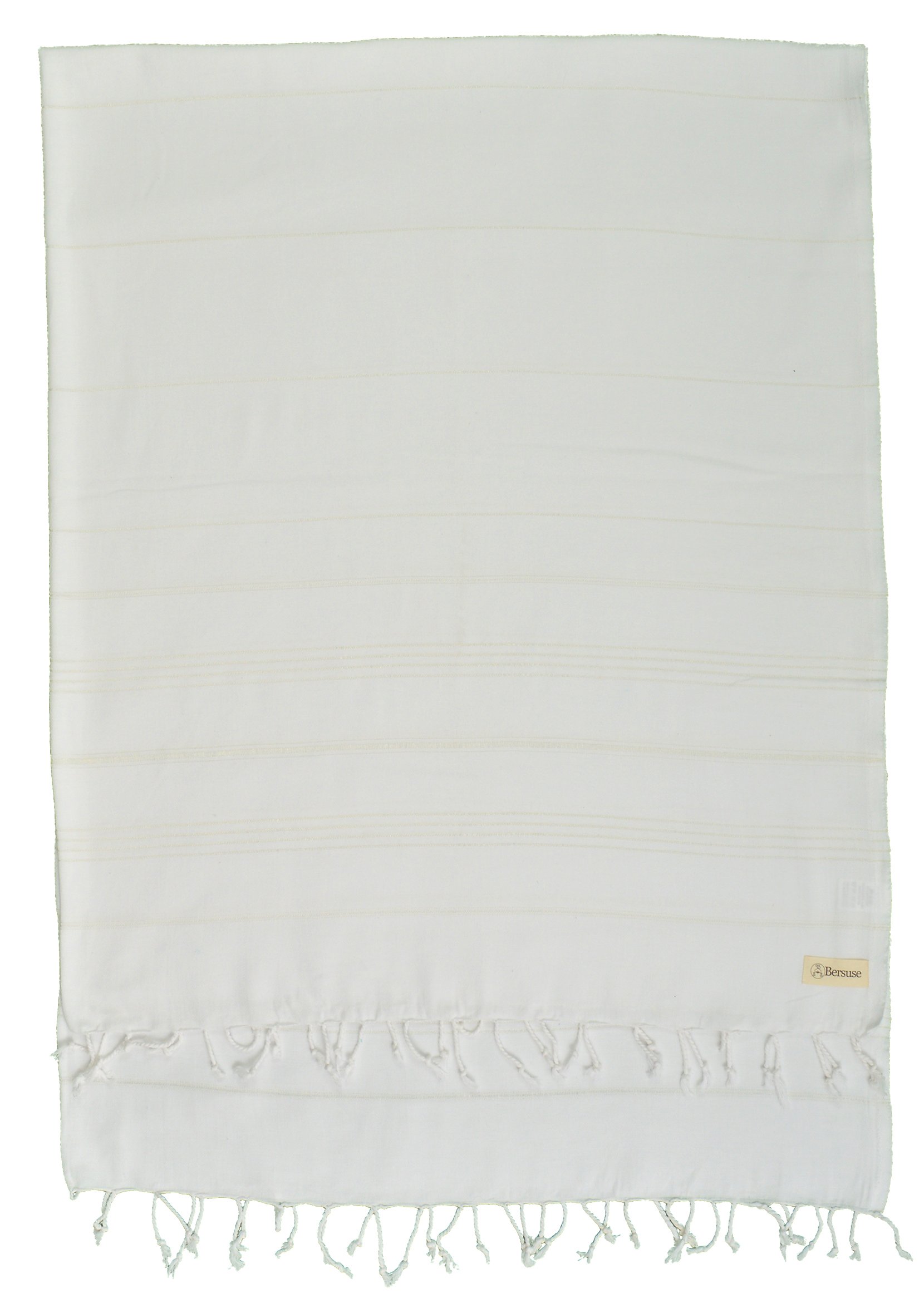 Bersuse 100% Cotton - Anatolia XXL Blanket Turkish Towel - White