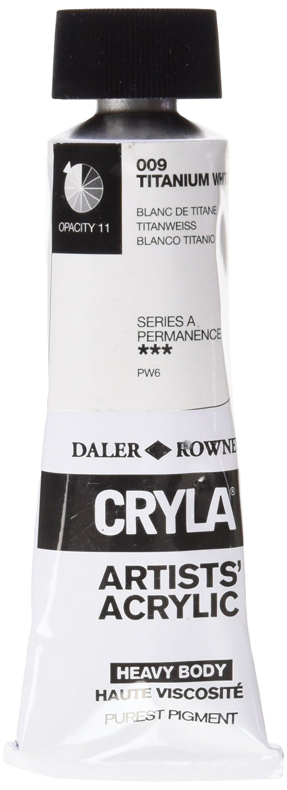 Daler-Rowney Cryla Acrylic 75 ml Titanium White, Professional Artists