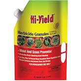 Hi-Yield (22742) Herbicide Granules Weed and Grass Preventer, 4 lbs | Pendimethalin pre-emergent granules - Weed &amp; grass preventer for smaller turf &amp; ornamental areas - Lawn owners