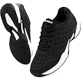 BKWHDAY Pickleball Shoes Men Tennis Court Sneakers Indoor Outdoor Breathable Athletic Sports Lightweight Non Slip