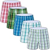 MOACC M Boxers for Men - Men's 100% Cotton Boxer Briefs Underwear Premium Quality Shorts