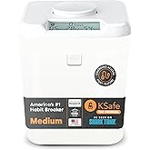 ﻿﻿﻿K-Safe Time Locking Container (Medium), Timed Lock Box for Cell Phones, Snacks, and Other Unwanted Temptations (White Lid