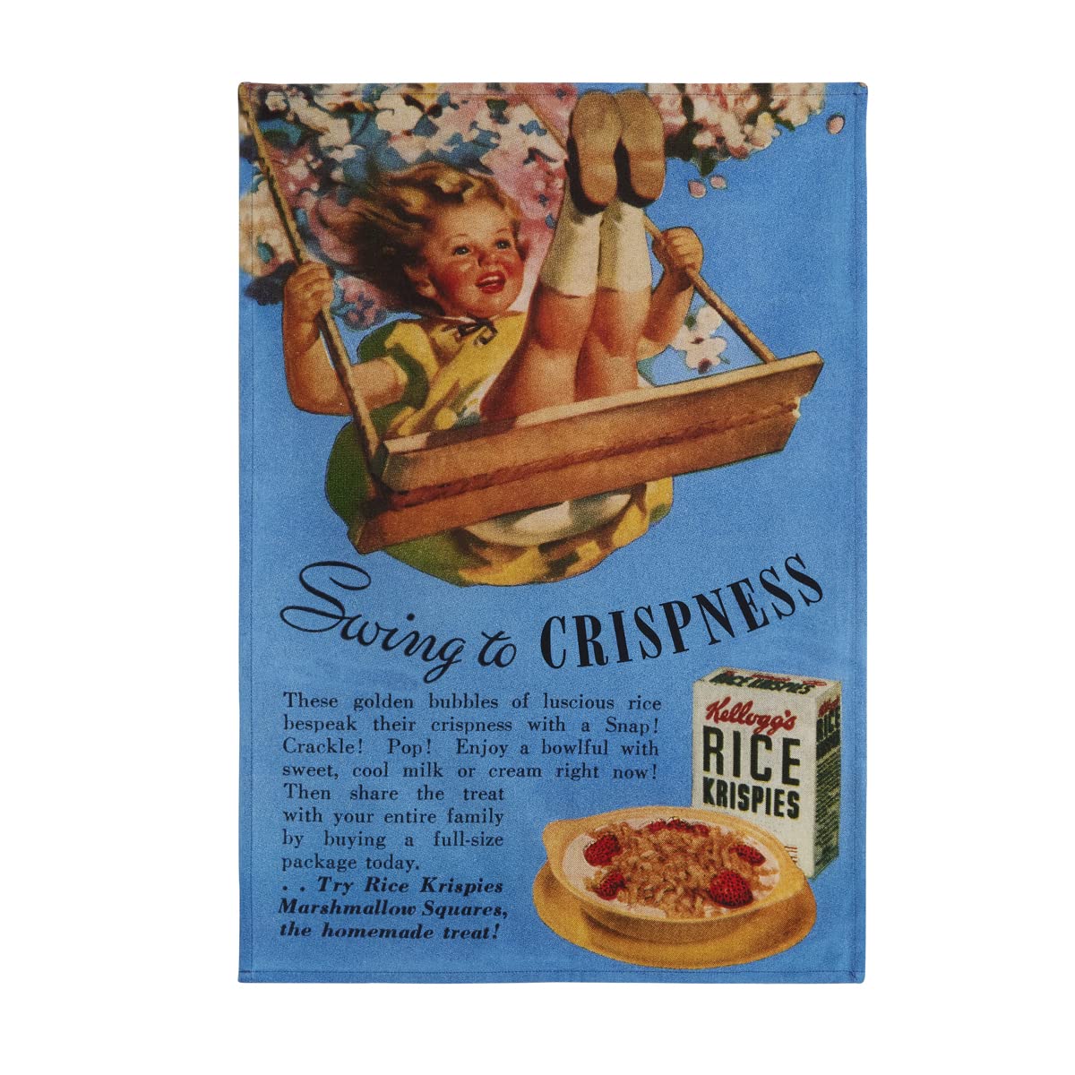 Coucke Kellogg's Printed Cotton Tea Towel, 50 x 75 cm